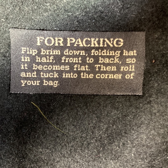 Black Eric Javits Hat - Picture 4 of 4